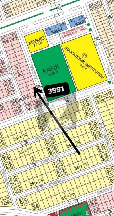 A Block Park Face 8 Marla Plot For Sale