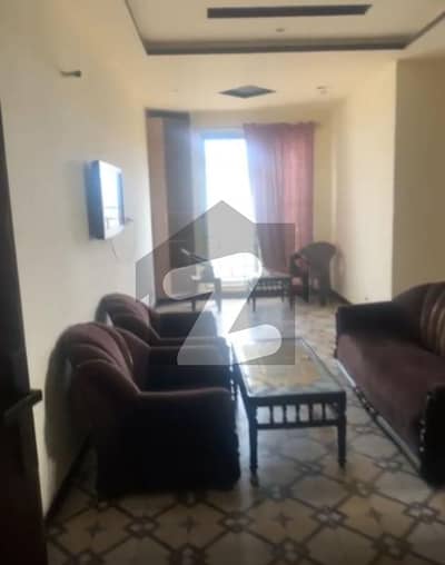 Double Bed Flat Front Of Theme Park For Rent