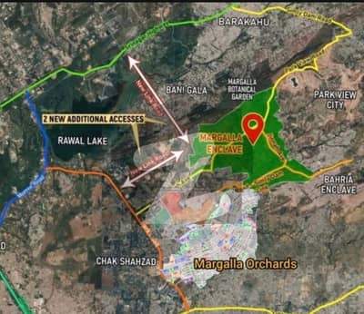 مارگلہ انکلیو مارگلہ ایونیو,اسلام آباد میں 1 کنال رہائشی پلاٹ 5.0 کروڑ میں برائے فروخت۔