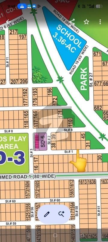 1 Kanal Plot Of Sec D Near Park