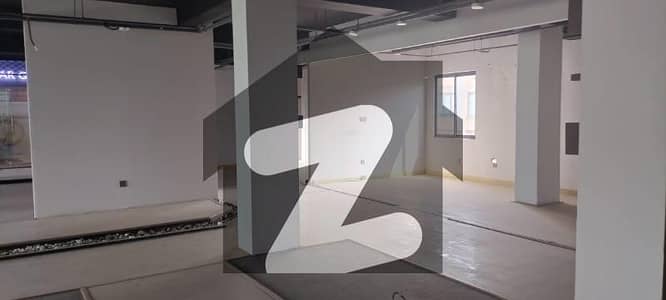 Blue Area 3000 Square Feet Office Space Available For Rent Glass Partition Installed