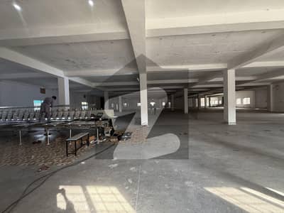 20000 SQ. FT Factory Available For Rent  Land Area 8 Kanal