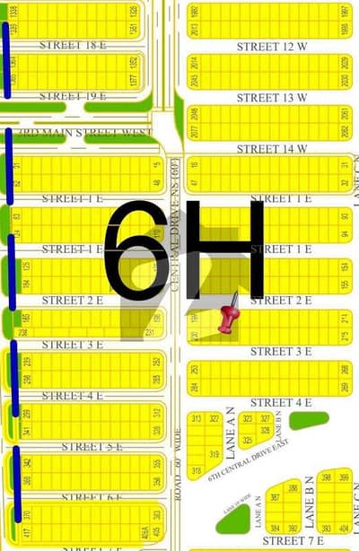 ڈی ایچ اے سٹی - سیکٹر 6 ایچ ڈی ایچ اے سٹی سیکٹر 6,ڈی ایچ اے سٹی کراچی,کراچی میں 5 مرلہ رہائشی پلاٹ 29.0 لاکھ میں برائے فروخت۔