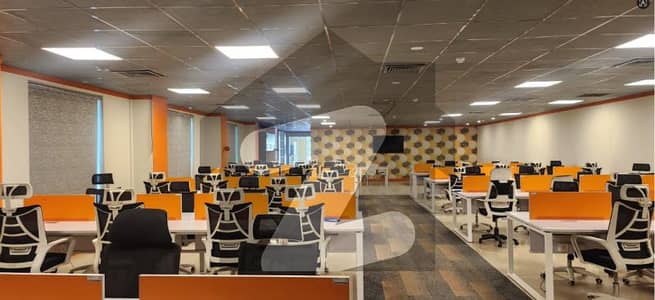 Main Road New Ready IT Office 3000 Sqft with AC , Power Backup ,Lift etc for rent in I-9