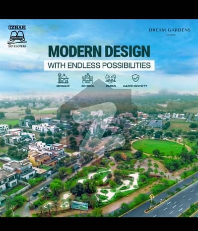 1.4 Kanal Residential Plot for sale in Dream Garden's Lahore