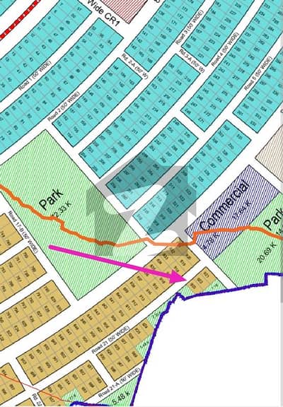 پارک روڈ ہاؤسنگ سکیم اسلام آباد میں 1 کنال رہائشی پلاٹ 3.25 کروڑ میں برائے فروخت۔