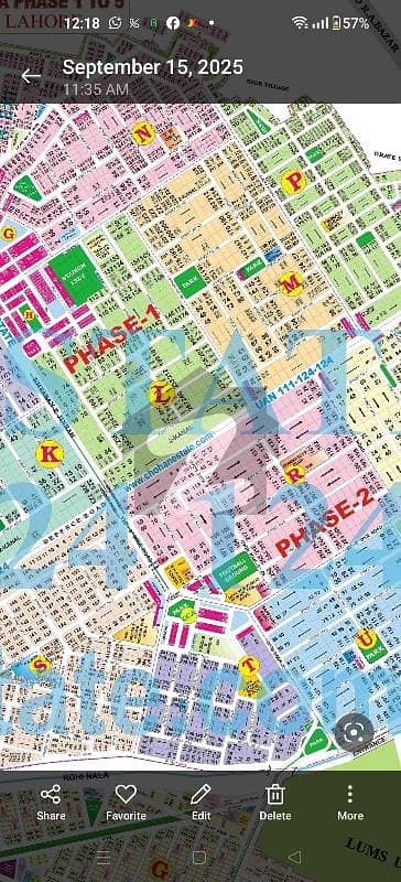 ڈی ایچ اے فیز 1 ڈیفنس (ڈی ایچ اے),لاہور میں 2 کنال رہائشی پلاٹ 9.75 کروڑ میں برائے فروخت۔