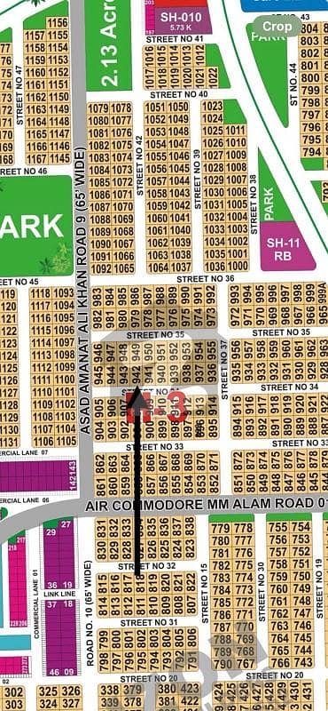 DHA Multan Sector H 1 Kanal Residential Plot Near To Park, Masjid And Commercial.