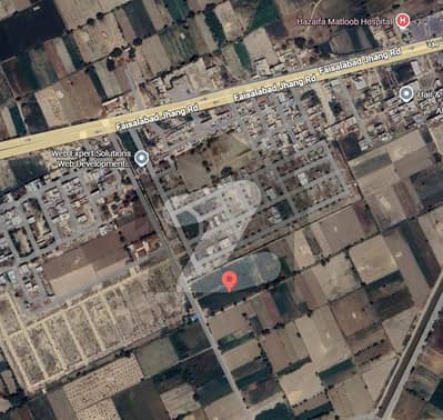 جھنگ روڈ فیصل آباد میں 5 کنال زرعی زمین 1.45 کروڑ میں برائے فروخت۔
