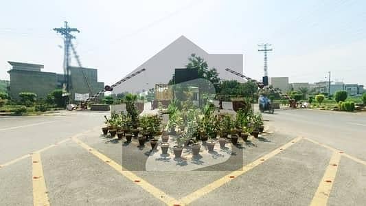 Main Downtown Commercial Corner 6 Marla LDA Approved Pol Line Free Plot Beautiful Location Best Parking Limit