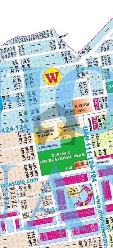 Corner 1 kanal plot phase 3 W-Block near to macdonald for sale in DHA Lahore. owner 1on1 meeting