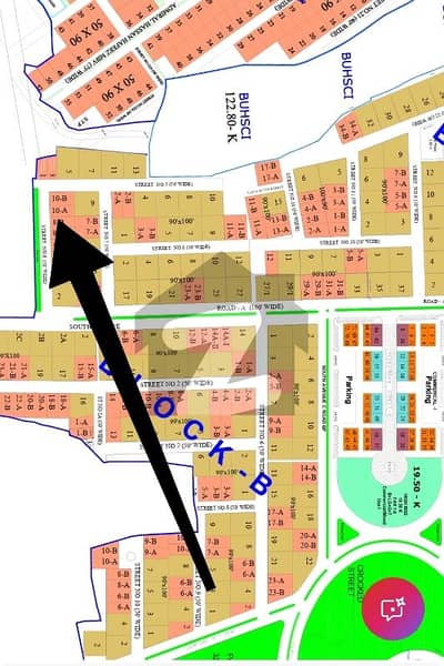 نیول اینکریج - بلاک اے نیول اینکریج,اسلام آباد میں 1 کنال رہائشی پلاٹ 2.4 کروڑ میں برائے فروخت۔