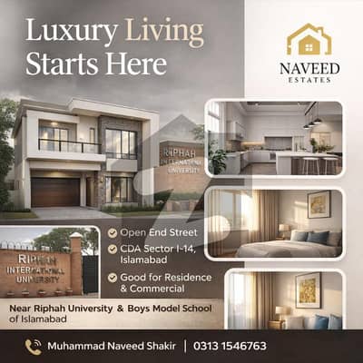 Residential House Marla 5 built on AA Built Quality, CDA Sector I 14, Islamabad