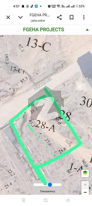 proper corner plot with hug extra land plot for sale