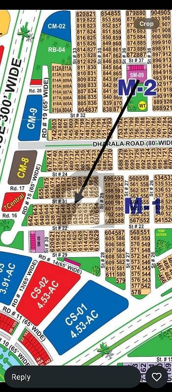 ڈی ایچ اے فیز 1 ۔ سیکٹر ایم ڈی ایچ اے فیز 1,ڈی ایچ اے ڈیفینس,ملتان میں 1 کنال رہائشی پلاٹ 1.2 کروڑ میں برائے فروخت۔