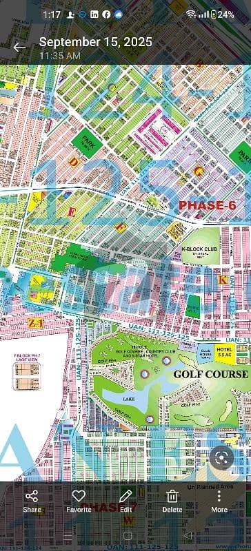 ڈی ایچ اے فیز 6 - بلاک کے فیز 6,ڈیفنس (ڈی ایچ اے),لاہور میں 2 کنال رہائشی پلاٹ 10.49 کروڑ میں برائے فروخت۔