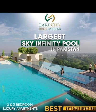 lake city rooftop garden flat for sale posession 2026 june