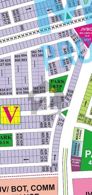 SECURE YOUR FUTURE - 1 KANAL PRIME PLOT IN DHA PHASE 8 V BLOCK