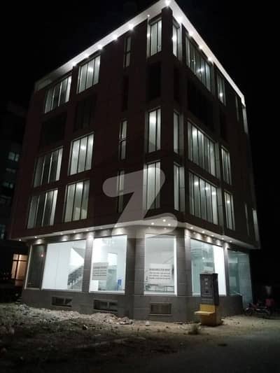 200 Yards Brand New Commercial Corner Building for Rent in Al Murtaza | Basement + Ground + 4 Floors | Ideal for Food Chains & Banks
