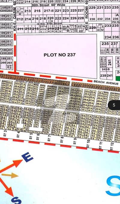 ڈی ایچ اے فیز 8 ڈی ایچ اے ڈیفینس,کراچی میں 1 کنال رہائشی پلاٹ 6.8 کروڑ میں برائے فروخت۔
