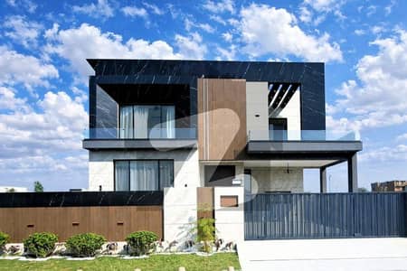 One Kanal Brand New Luxury Ultra-Modern Design Most Beautiful Bungalow 2 Servant Quarter In Basement For Sale At Prime Location Of DHA Lahore Near To Park Masjid & Commercial Market.