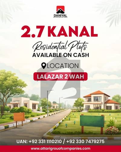 2.7 kanal || Lalazar2 || Plot for sale
