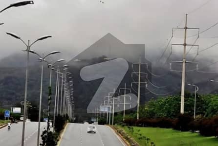 Sector M 10 marla street 28 park face solid land plot for sale