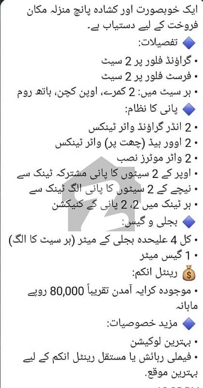 comes over to watch Beautiful double story 4 unit house in Dhoke chudrian A block chaklala scheme 3 rental value 80 thousand with all facilities video available