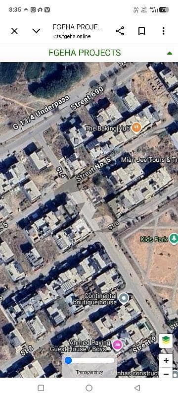 CORNER PLOT ON MAIN DOUBLE ROAD