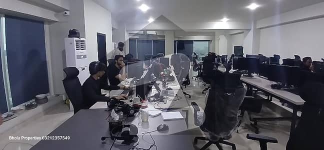 2000 Square Feet Furnished Office Available For Rent At Shahra-E-Faisal