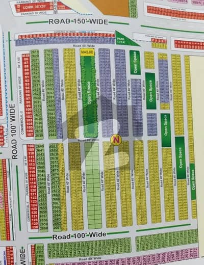 خیابان امین - بلاک این خیابانِ امین,لاہور میں 5 مرلہ رہائشی پلاٹ 57.0 لاکھ میں برائے فروخت۔