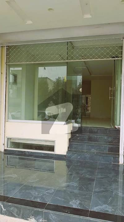 Ground Floor Commercial Shop Available for Rent In Sector E, Bahria Town Lahore.