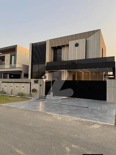 One Kanal Brand New luxury Modern design House Available For Rent in DHA Phase 7 Hot location 15 Kv solar install