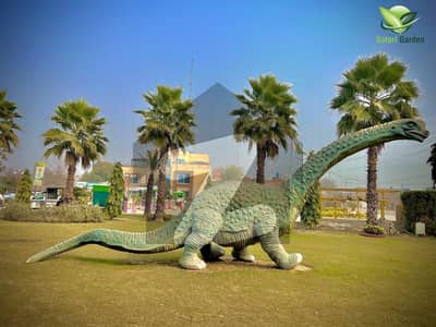 3 MARLA commercial plot on 4 years easy installment plan, down payment pay Possession Safari Garden LDA approved