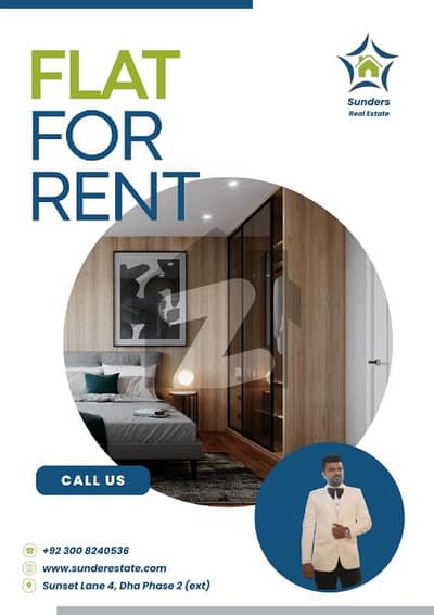 AVAILABLE NOW: Dha Main 24th Com Street Near Khe Ittehad | 2 Bed Lounge Studio Apartment For Rent | Ideal For Small Families & Executive Bachelors | Possession From April, 2026