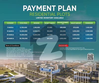 Book Your Plot Now in Etihad Town Phase 3