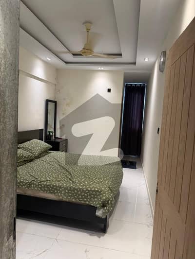 Fully furnished 2bed drawing dining apartment for sale in zamzma park facing Chance Deal bank loan applicable