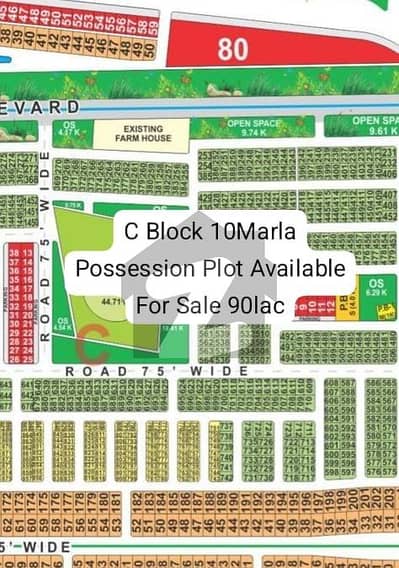 C Block 10Marla Possession Plot Available For Sale On Ground Corpeet Road Near Facing Park Commercial Near 150fit Hunza Road Best investment opportunities