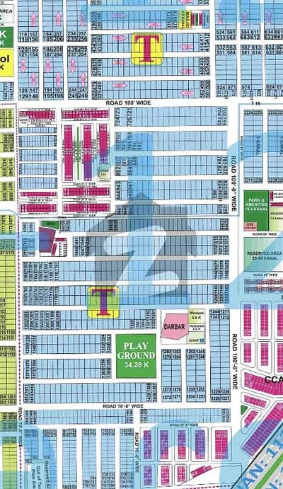ڈی ایچ اے فیز 7 - بلاک ٹی فیز 7,ڈیفنس (ڈی ایچ اے),لاہور میں 2 کنال رہائشی پلاٹ 6.5 کروڑ میں برائے فروخت۔