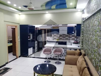 2 BED-DD FLAT (GROUND FLOOR) (SUI GAS AVAILABLE) (BUILDER TRANSFER) AVAILABLE FOR SALE IN KINGS COTTAGES, BOUNDARY WALL PROJECT, BLOCK-7 GULISTAN-E-JAUHAR KARACHI
