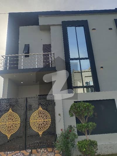 3 Marla Double Storey House Fr Sale Brand New Home Ideal And Hot Location Carpet Road Water Electricity Available 3D Ultra Model Design Spanish Look Furnished Home With Wood Work Gated Society 24 Hour Security Guard Near GT Road