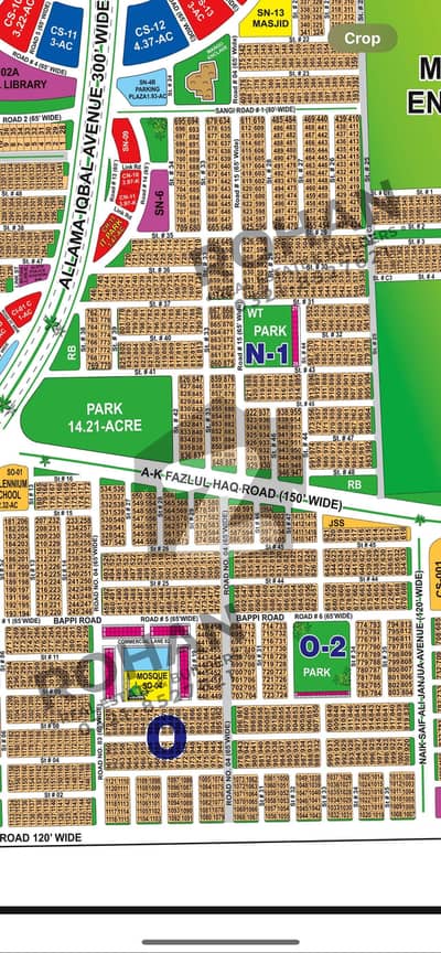 1 Kanal Plot Sector O 1 Kanal Plot Sector O