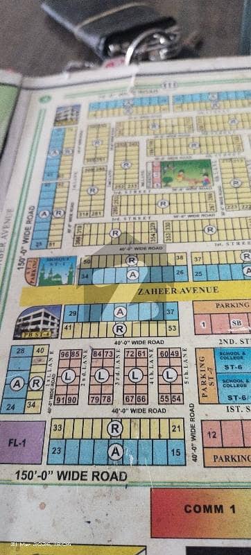 گلشنِ معمار - سیکٹر کیو گلشنِ معمار,گداپ ٹاؤن,کراچی میں 10 مرلہ رہائشی پلاٹ 1.55 کروڑ میں برائے فروخت۔