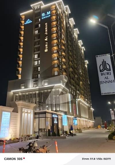 COMMERCIAL SHOWROOM FOR SALE | GROUND FLOOR HEIGHT 20 FT BASMENT HEIGHT 14 FT | BURJ AL JINNAH | PRIME LOCATION MAIN JINNAH AVENUE MALIR CANTT KARACHI