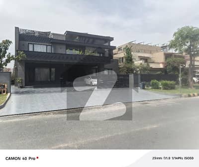 2 Kanal Brand New With Pool Luxury Modern Design With 25kv Solar Most Beautiful Facing Golf Sami Furnished Bungalow For Rent At Prime Location Of DHA Raya Lahore