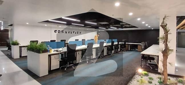 10000 Square Feet Fully Furnished Office Available For Rent At Shahra-E-Faisal