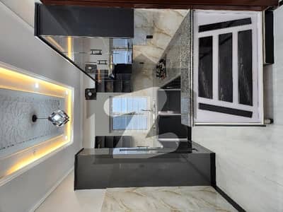 7 Marla Brand New Modern House Ground Portion Available For Rent In Jinnah Gardens  15 KVA Solar Install