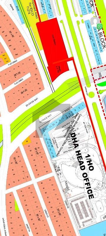 One Kannal Corner Plot Available For Sale   street No #39 Sector F