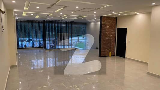 8 Marla Commercial ground + basement for rent hot location main boulevard