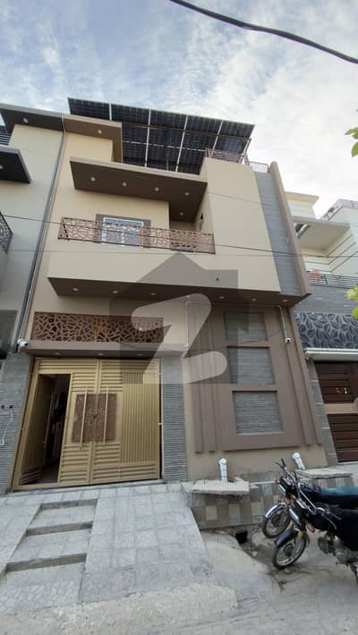 150 Sq. Yards Brand New Double Storey Bungalow For Sale in Bagh-e-Iram Society, Wadhu Wah Road